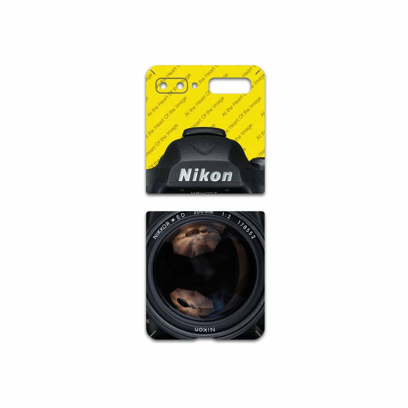برچسب پوششی ماهوت مدل Nikon-Logo مناسب برای گوشی موبایل سامسونگ Galaxy Z Flip