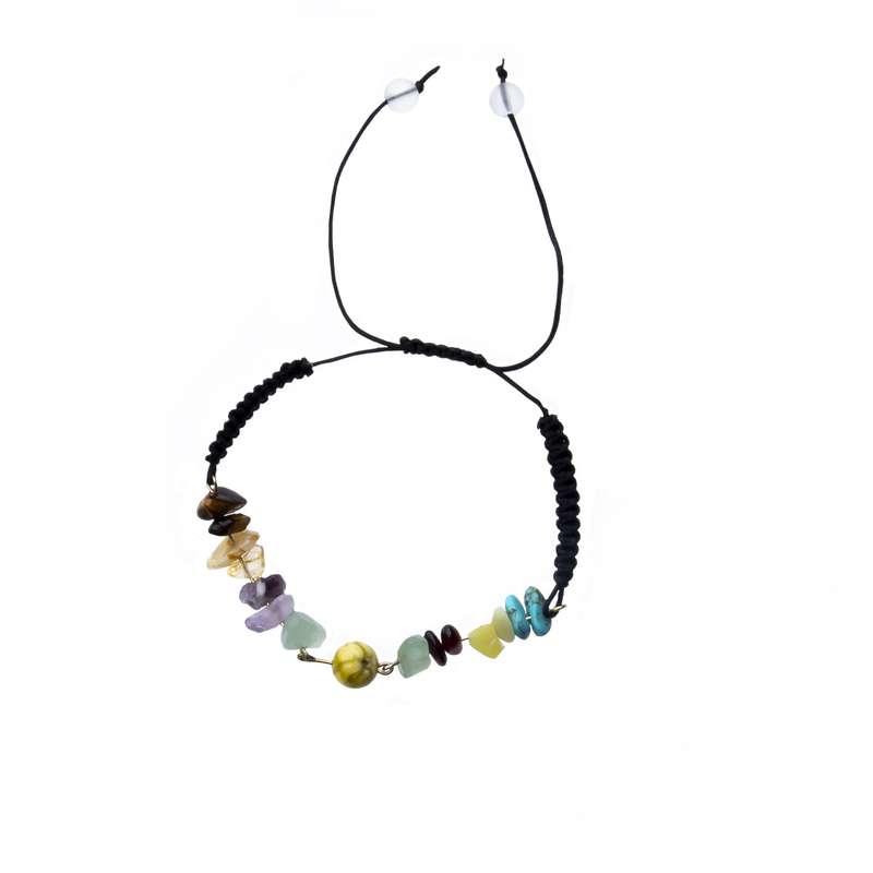 دستبند مدل سنگی هفت چاکرا دستبند مدل سنگی هفت چاکرا