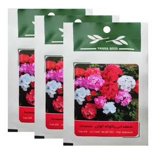 بذر گل شمعدانی الوان وانیا سید کد N76 مجموعه 3 عددی