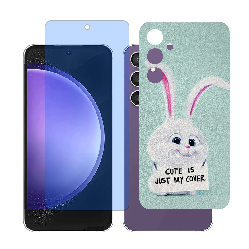محافظ صفحه نمایش آنتی بلو گلس مدل Together مناسب برای گوشی موبایل سامسونگ Galaxy A55 به همراه برچسب پوششی 