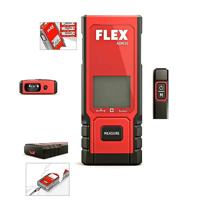 متر لیزری فلکس مدل ADM30