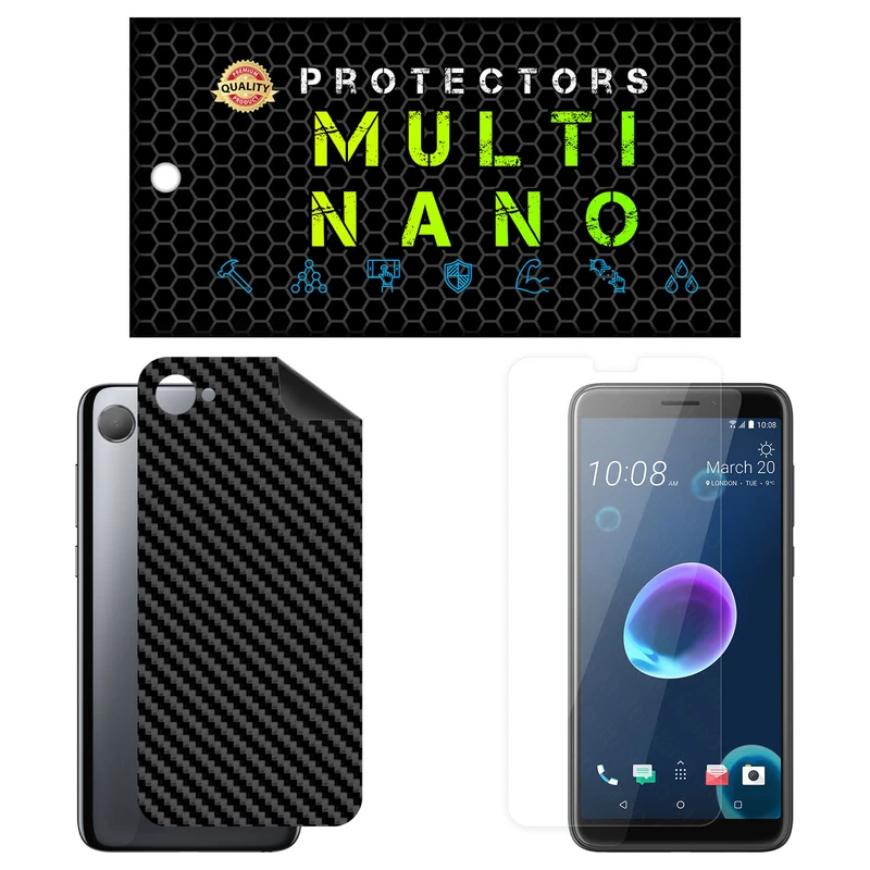 محافظ صفحه نمایش مولتی نانو مدل X-SFC مناسب برای گوشی موبایل اچ تی سی Desire 12 به همراه برچسب پوششی