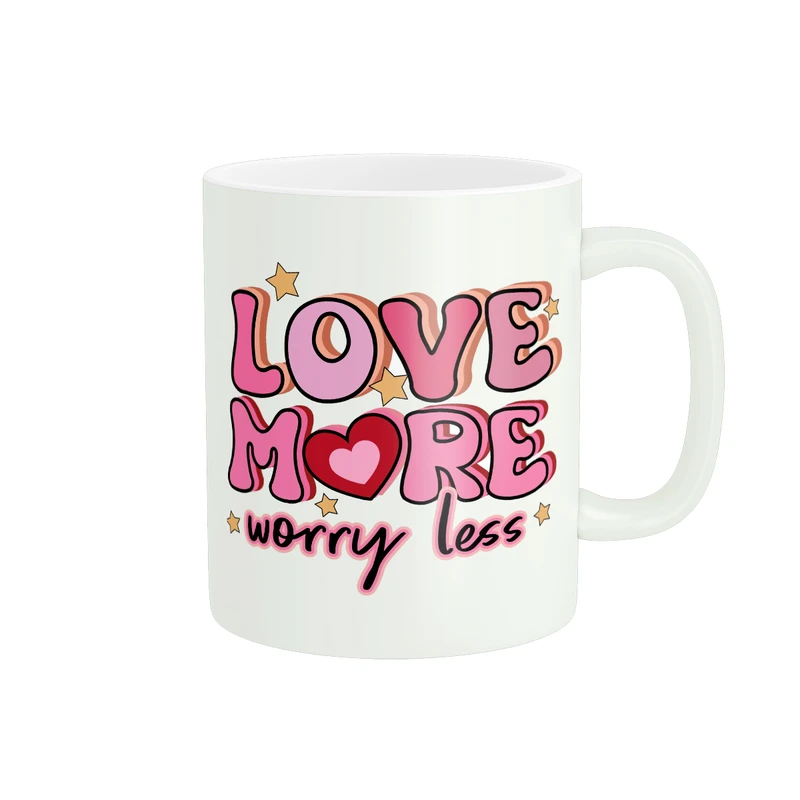 ماگ پادآفرین مدل عشق طرح قلب LOVE کد PM1768