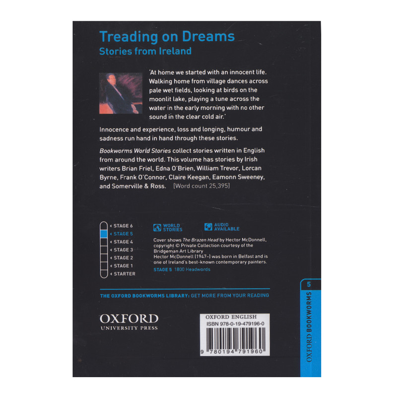 کتاب Oxford Bookworms Treading On Dreams Stories From Ireland اثر Clare West انتشارات الوندپویان