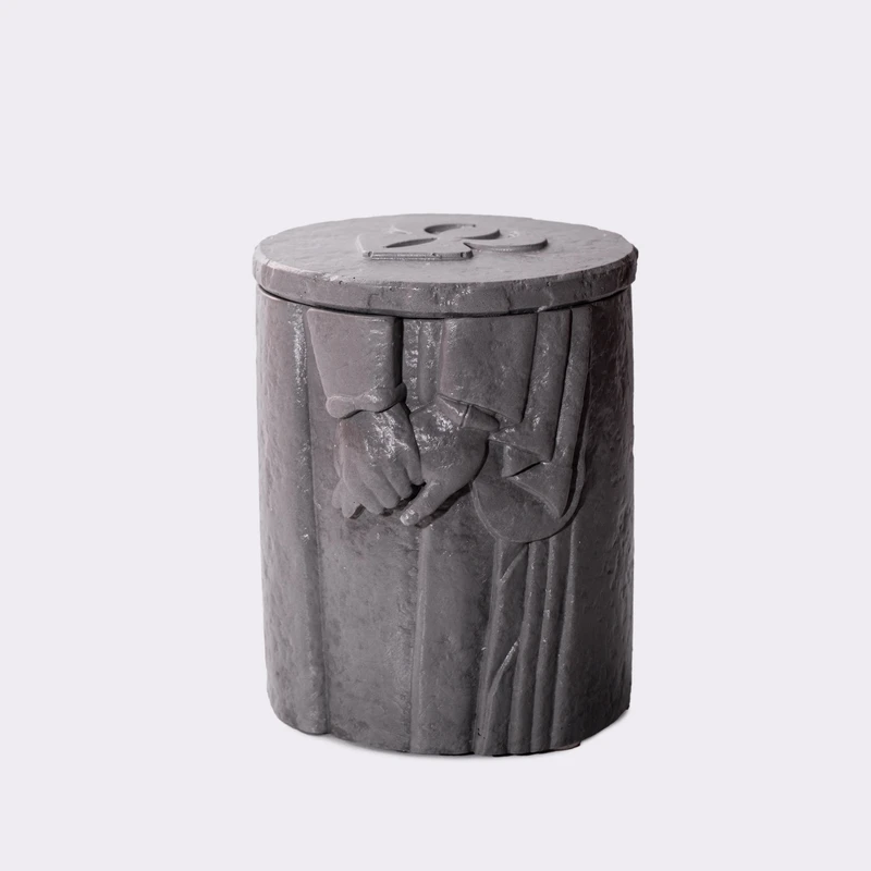 شمع استوانه ای معطر مدل پیمان با رایحه هلو زمان اتمام ۴۸ ساعت