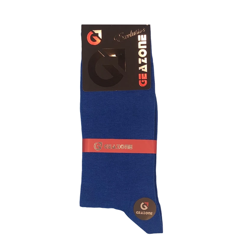 جوراب مردانه گیزوان مدل 213 رنگ آبی کاربنی