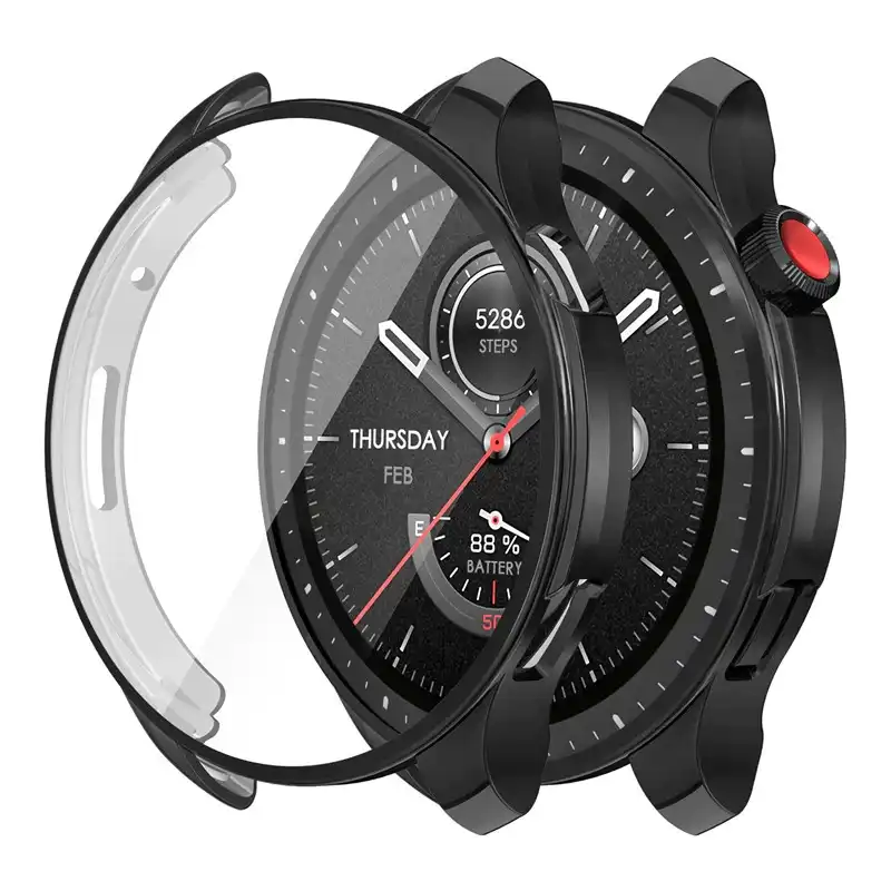 کاور بادیگارد مدل GB مناسب برای ساعت هوشمند امیزفیت GTR 4 به همراه محافظ صفحه نمایش