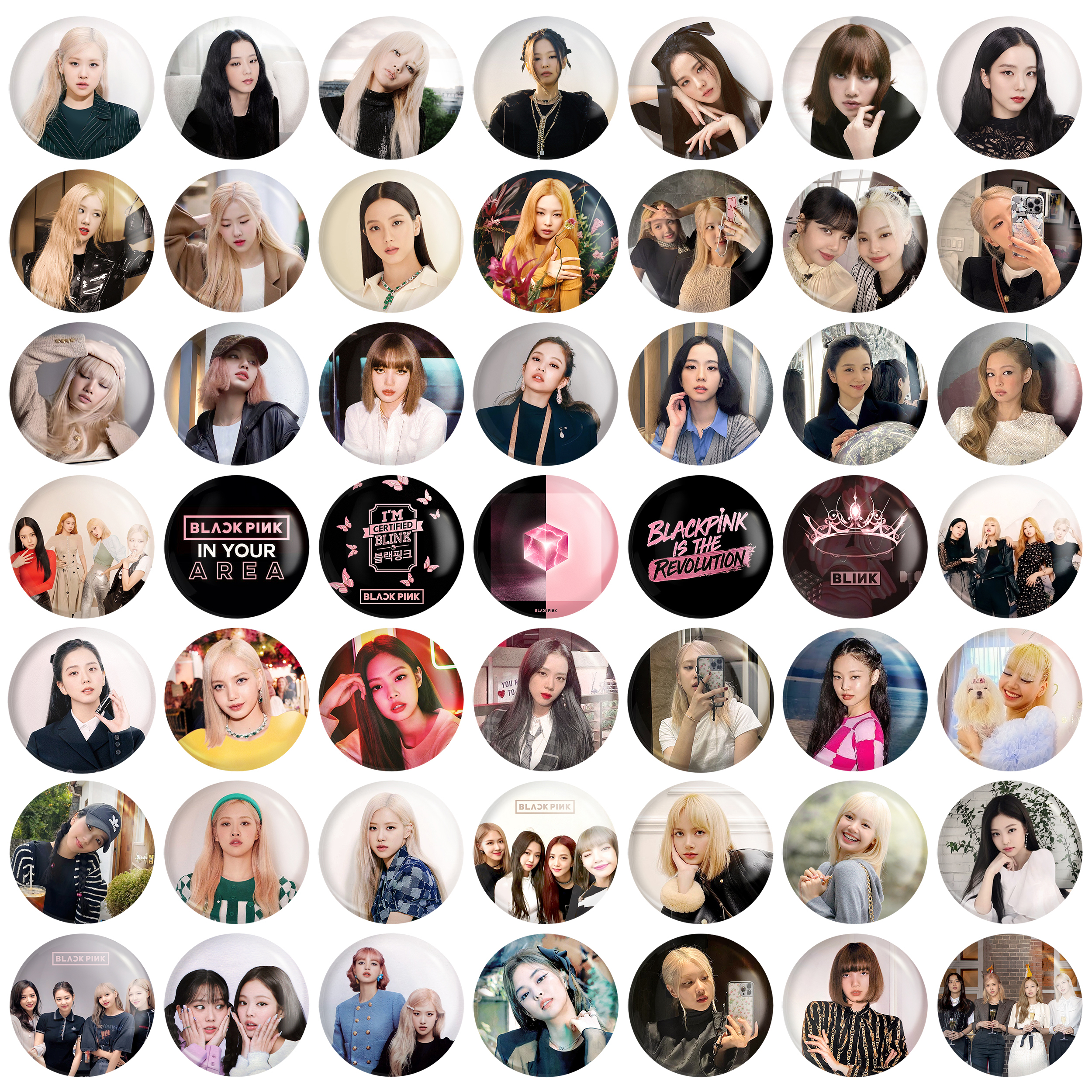 پیکسل خندالو مدل گروه بلک پینک کد 38 مجموعه 49 عددی