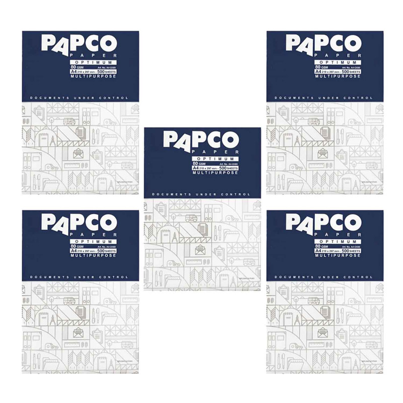 کاغذ A4 پاپکو کد DR108 بسته 2500 عددی