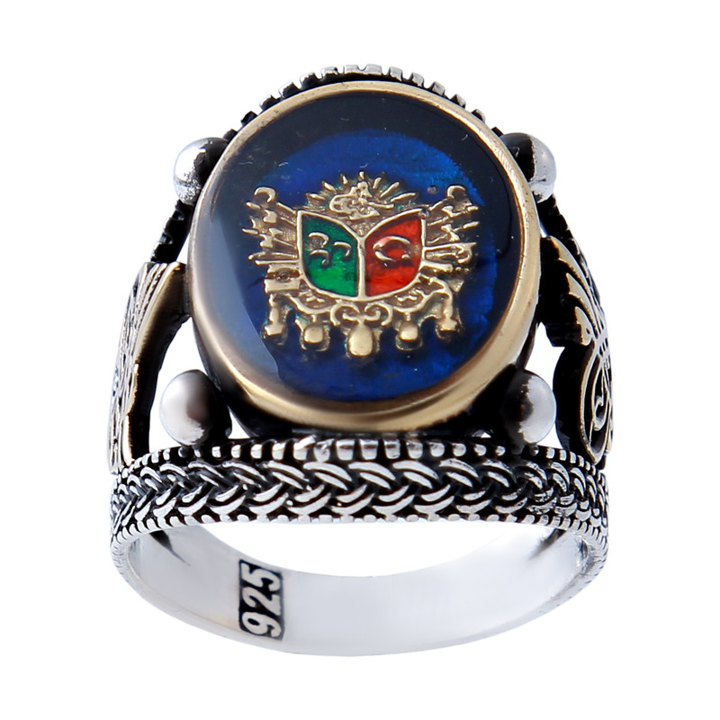  انگشتر نقره مردانه بازرگانی میلادی کد AM_822