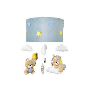 لوستر کودک مدل رویال طرح خرس