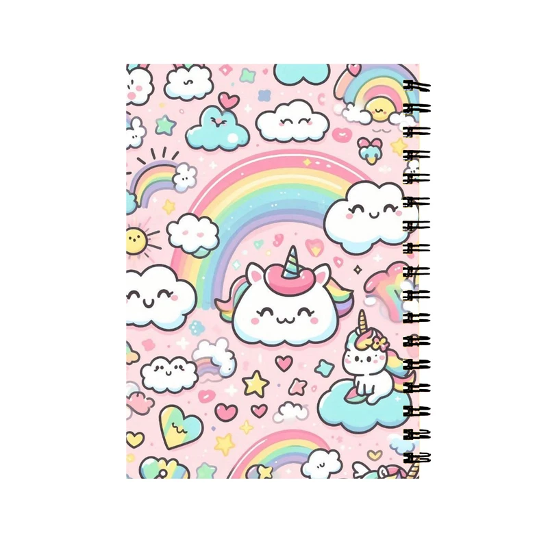 دفتر مشق 60 برگ طرح یونیکورن اسب تک شاخ کد 6547