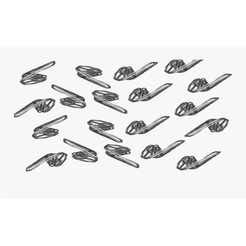 هوکس فلزی چوب پرده مدل HOOK50 بسته 50 عددی