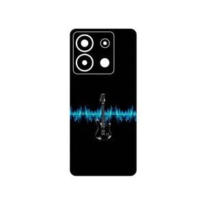 MAHOOT Electric Guitar Cover Sticker for Xiaomi Redmi Note 13 Pro 5G