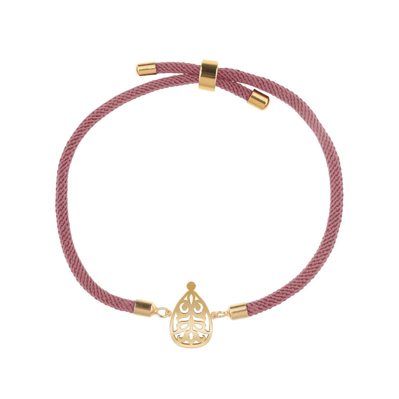 دستبند طلا 18 عیار زنانه مدوپد مدل اسلیمی کد D19-10604