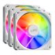 VENTO R 120 ARGB PWM WHITE بسته سه عددی