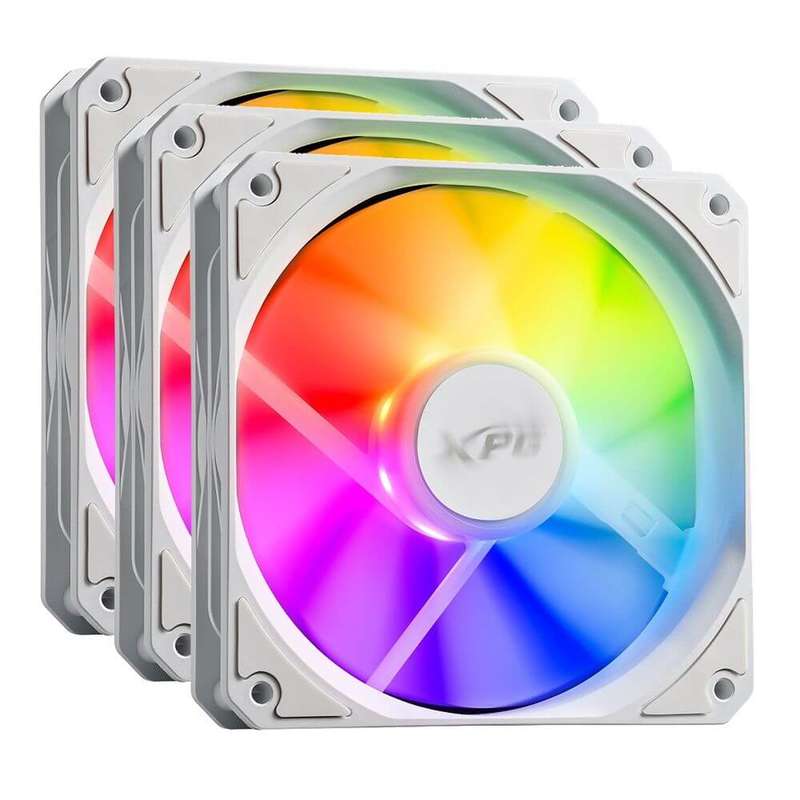 فن کیس ای دیتا ایکس پی جی مدل VENTO R 120 ARGB PWM WHITE بسته سه عددی فن کیس ای دیتا ایکس پی جی مدل VENTO R 120 ARGB PWM WHITE بسته سه عددی