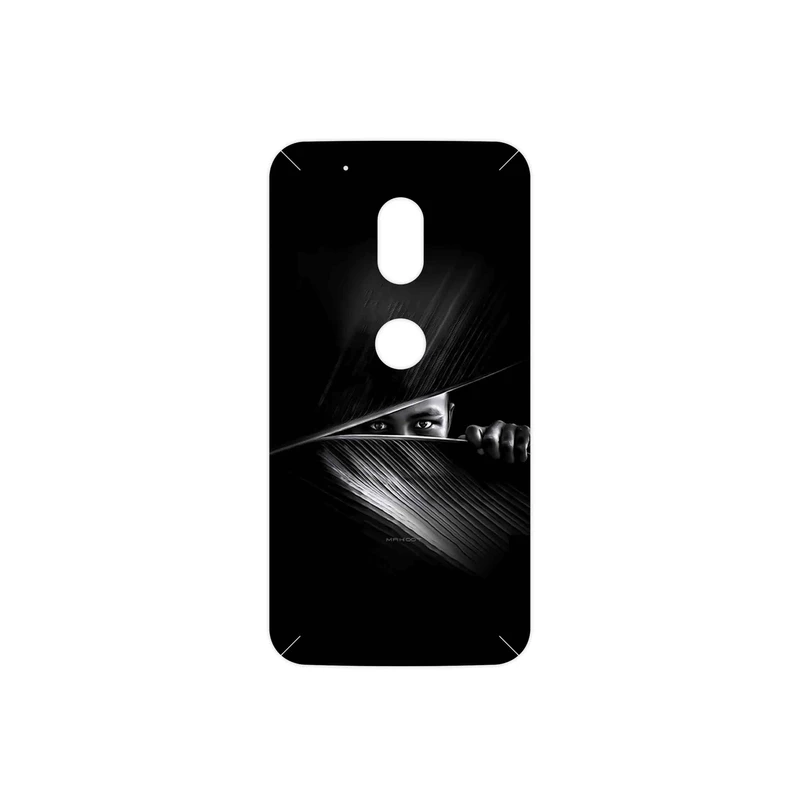 برچسب پوششی ماهوت مدل Black Portrait مناسب برای گوشی موبایل موتورولا Moto G4 Play