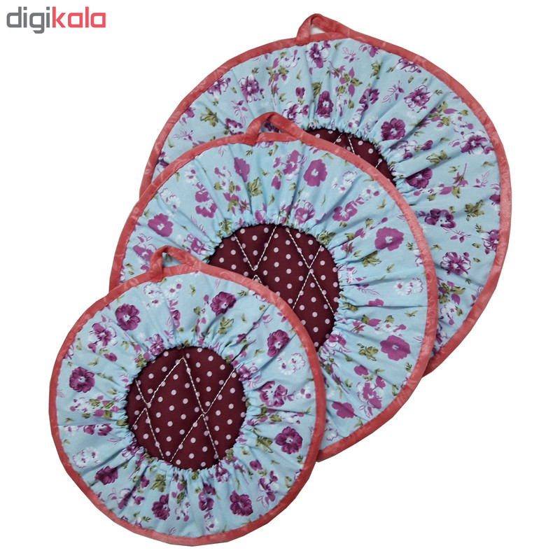 ست دم کنی 3 تکه طرح گلریز کد 2