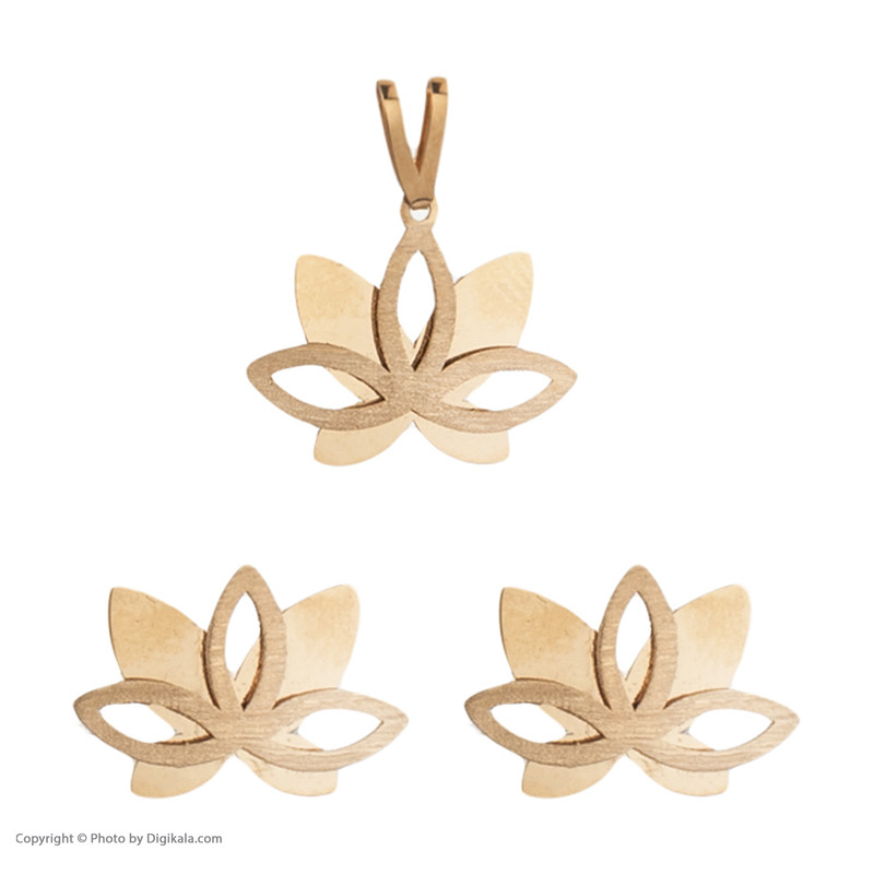 نیم ست طلا 18 عیار زنانه مایا ماهک مدل MS0459