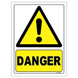برچسب ایمنی مستر راد طرح DANGER مدل HSE-OSHA-008