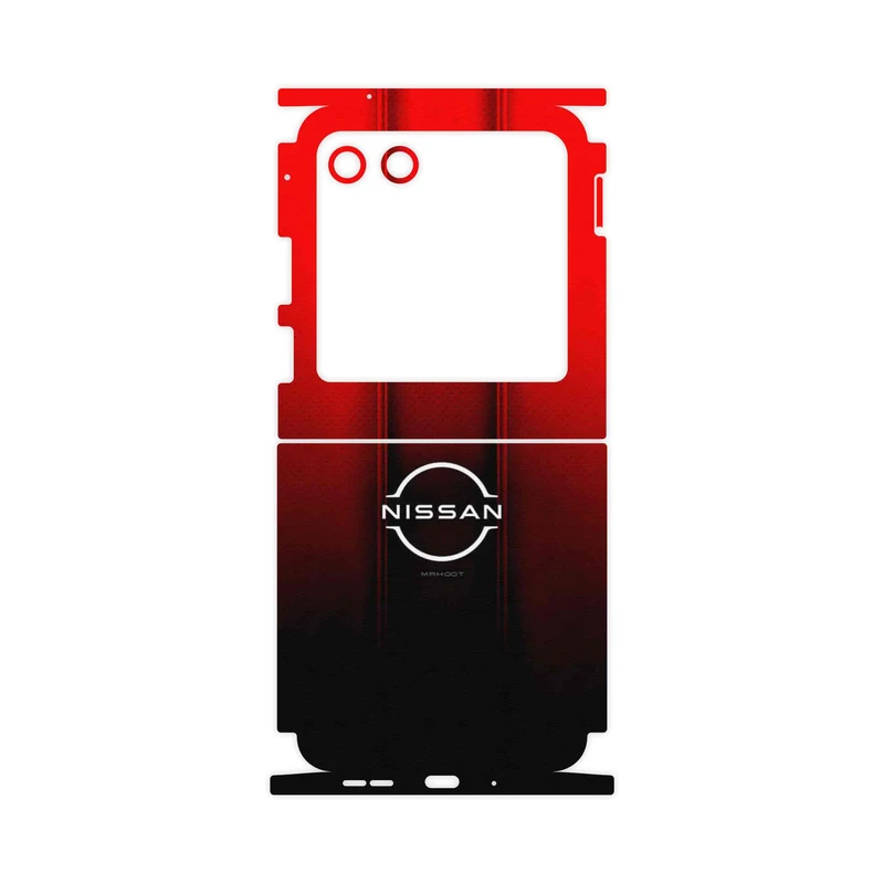 برچسب پوششی ماهوت مدل Nissan_Logo-FullSkin مناسب برای گوشی موبایل موتورولا Razr 40 Ultra