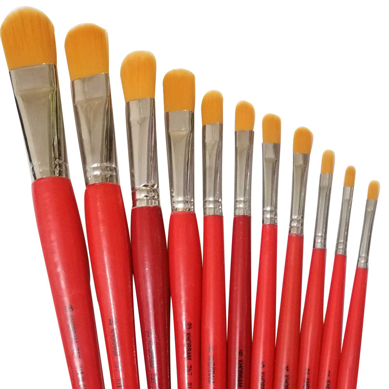 قلم مو زبان گربه ای خرم کد 757 مجموعه 7 عددی