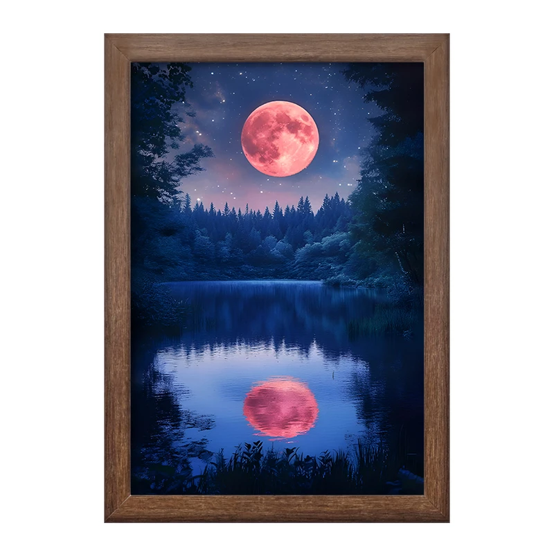 تابلو خندالو طرح ماه (Moon) کد F9473