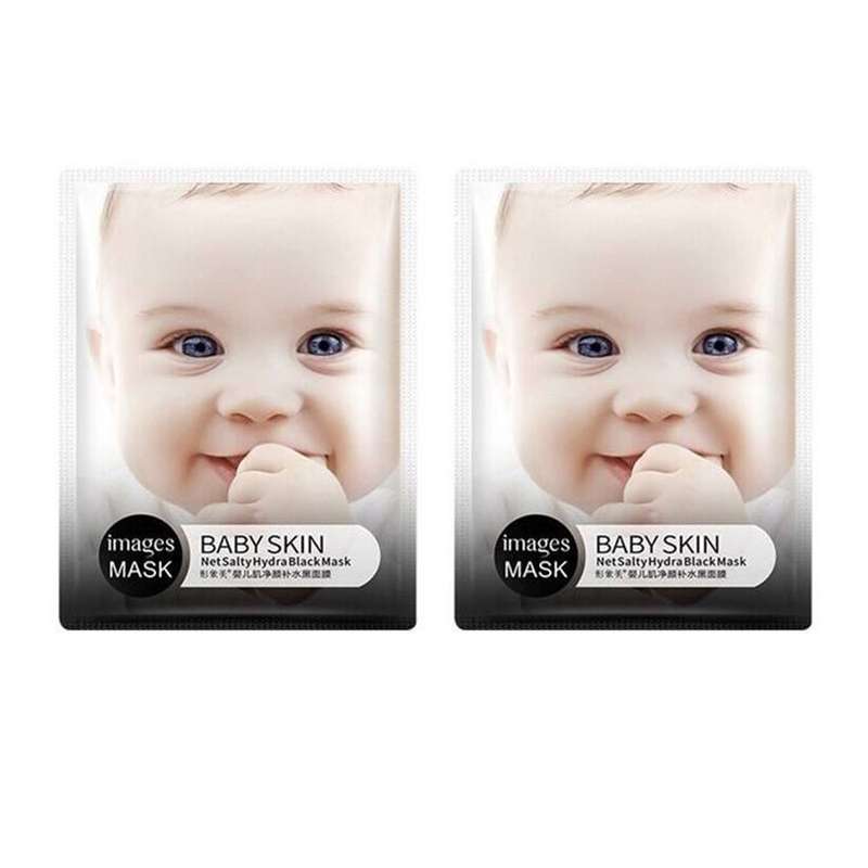 ماسک صورت ایمجز مدل Baby Skin Black وزن 25 گرم مجموعه 2 عددی