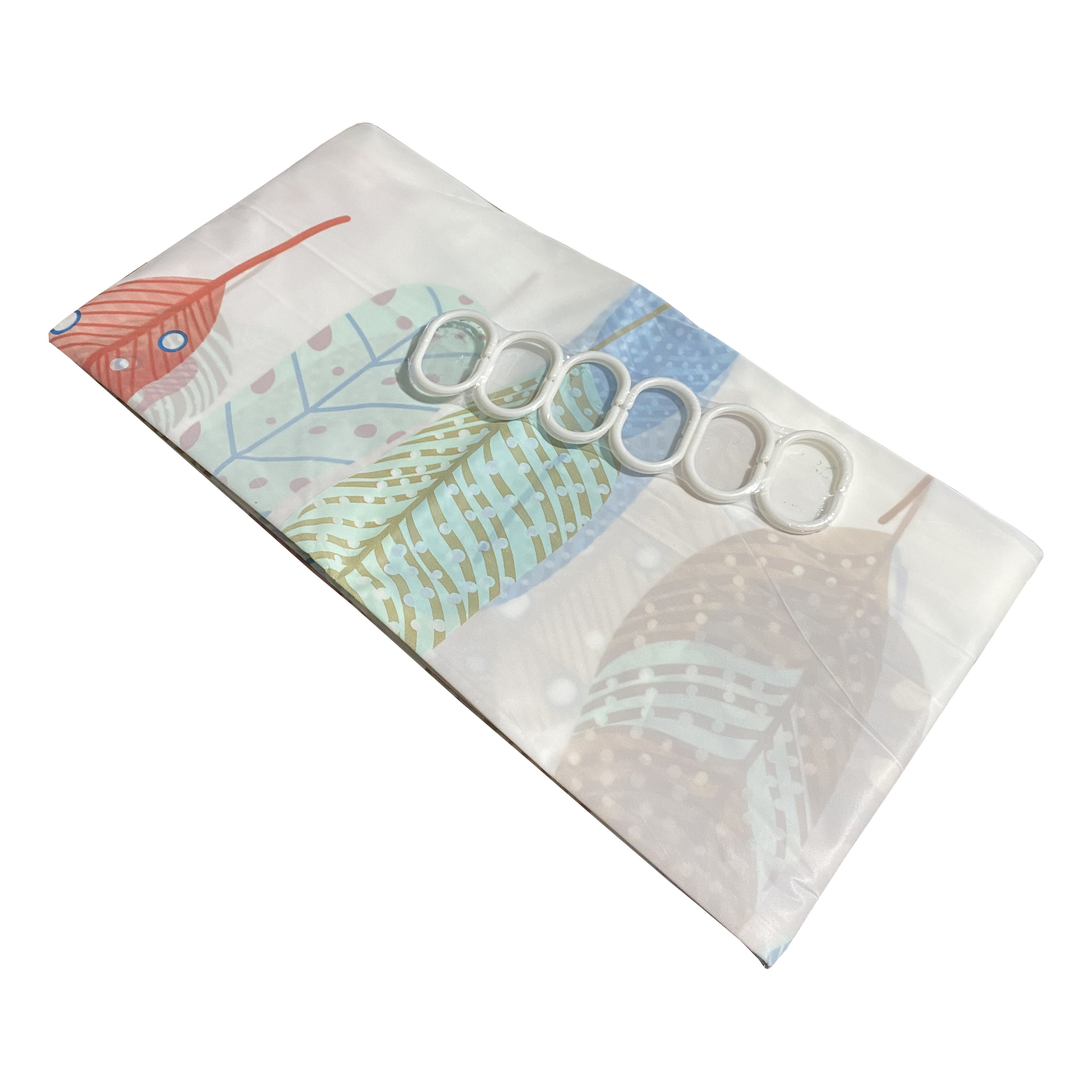 پرده حمام کد PH278 سایز 180x180 سانتی متر