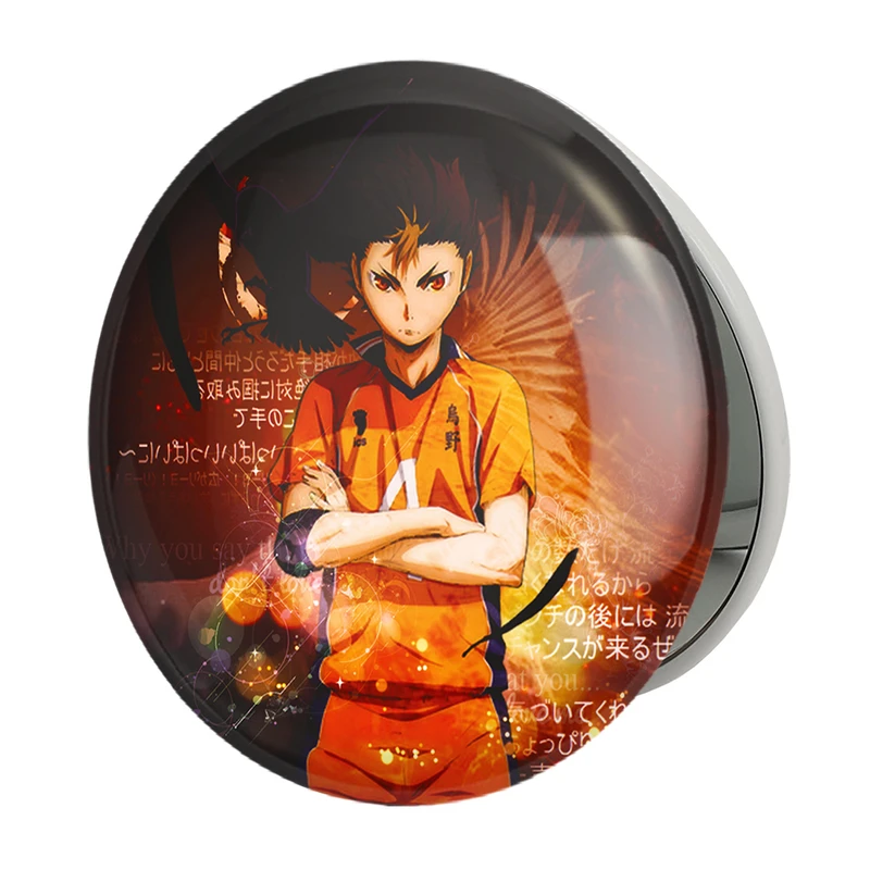 آینه جیبی خندالو طرح نیشینویا یو انیمه آبشار سرنوشت هایکیو کاگیاما مدل تاشو کد 11205 