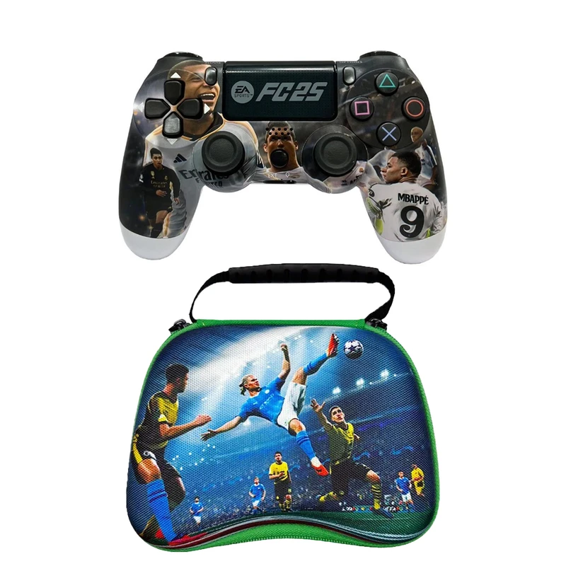  دسته بی سیم پلی استیشن ۴ پلی ایکس مدل fc25 به همراه کیف