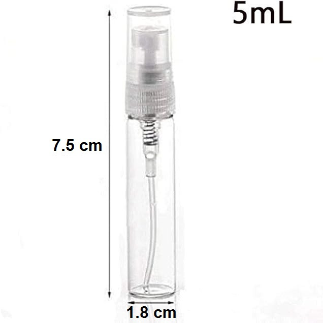 محفظه نگهدارنده عطر مدل 5ml حجم 5 میلی لیتر بسته 5 عددی