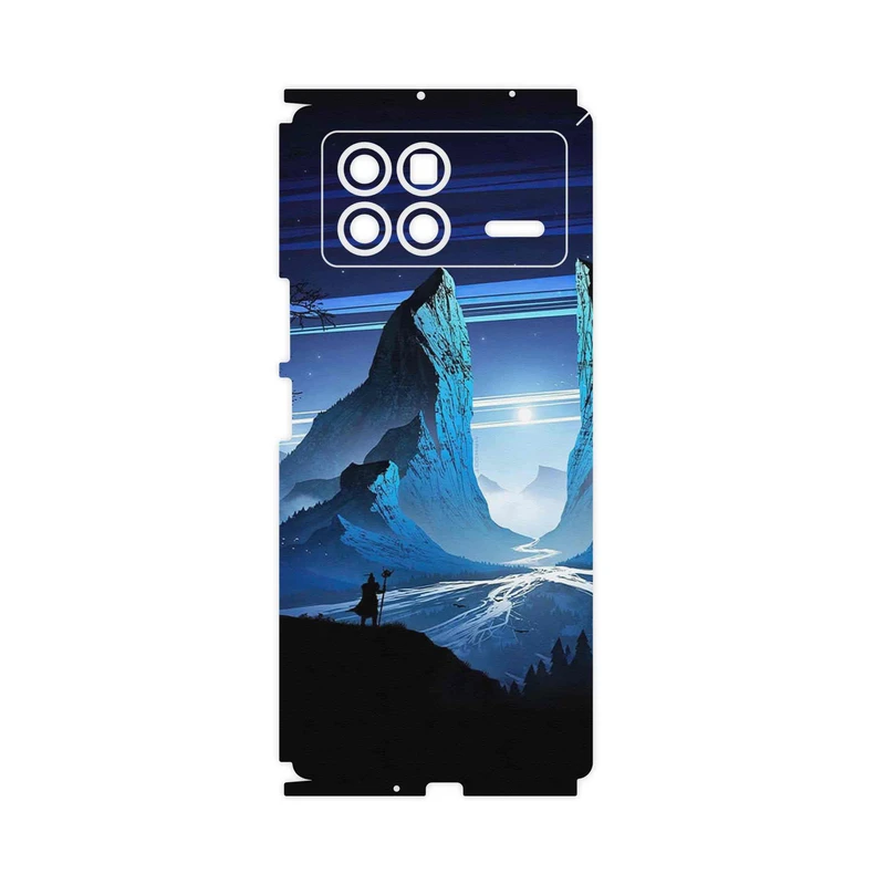 برچسب پوششی ماهوت مدل Blue Mountains Digital Art-FullSkin مناسب برای گوشی موبایل شیائومی Mix Fold 3