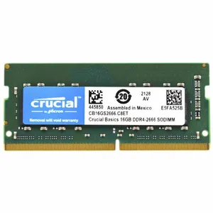 رم لپ تاپ DDR4 تک کاناله 2666 مگاهرتز CL19 کروشیال مدل CB16GS2666 ظرفیت 16 گیگابایت