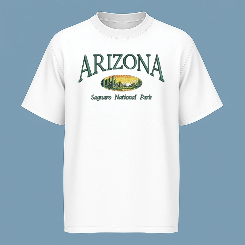 تی‌شرت آستین کوتاه مردانه مدل وینتیج آریزونا c134