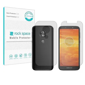 Rockspace transparent screen protector HyGEL model suitable for Motorola E5 Play Go mobile phone with back protector