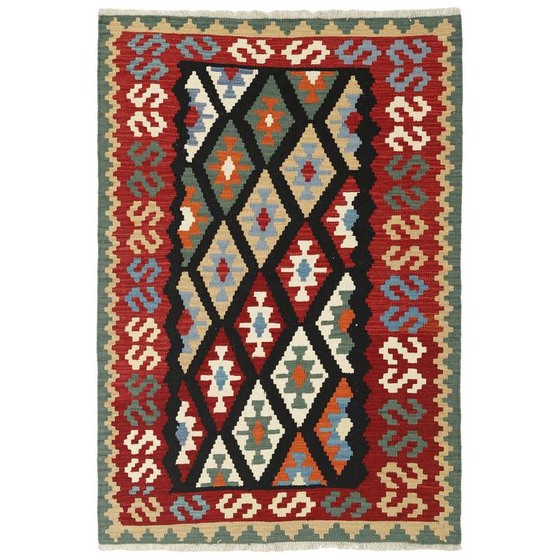 گلیم دستبافت دو و نیم متری مدل قشقایی کد g567704