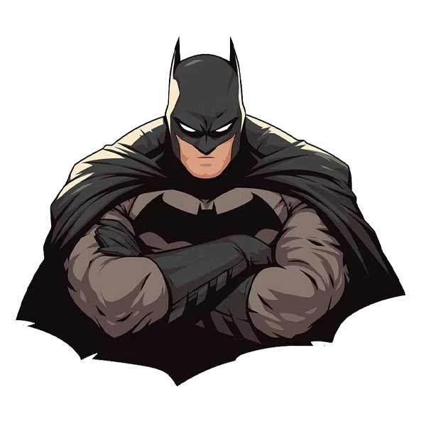 استیکر پارچه و لباس پاد آفرین مدل بتمن Batman کد 458