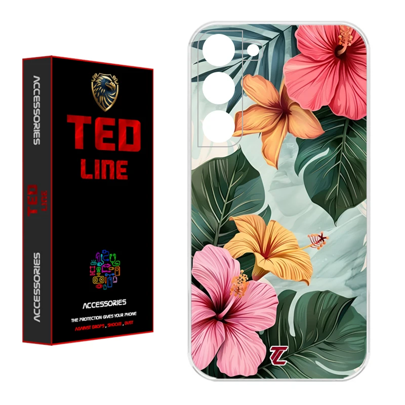 کاور تدلاین طرح گل وحشی کد 1142 مناسب برای گوشی موبایل سامسونگ Galaxy S21 FE