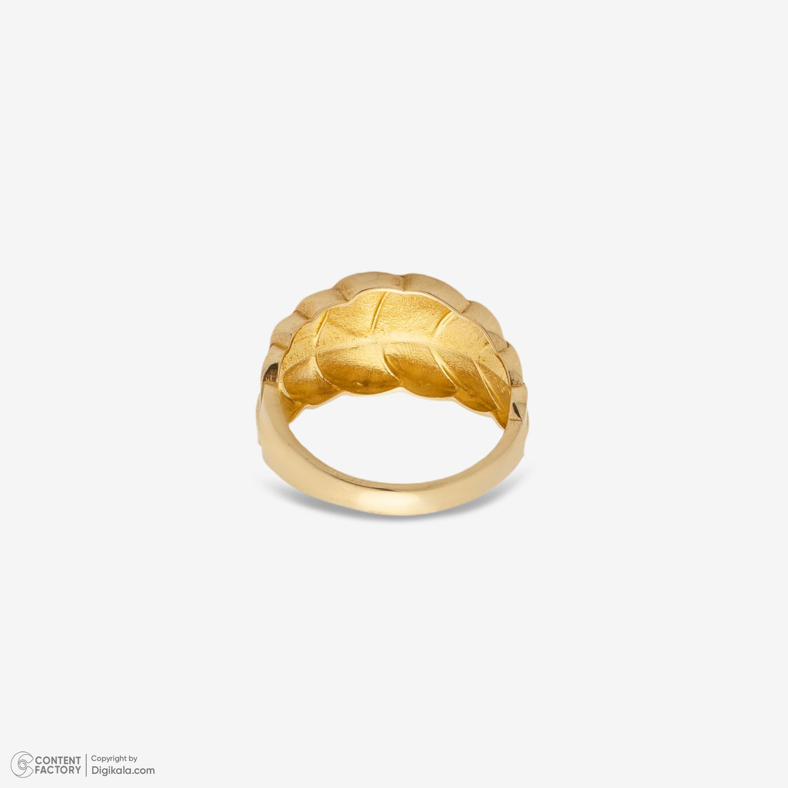 انگشتر طلا 18 عیار زنانه گلدم مدل R348001 سایز 53 -  - 3