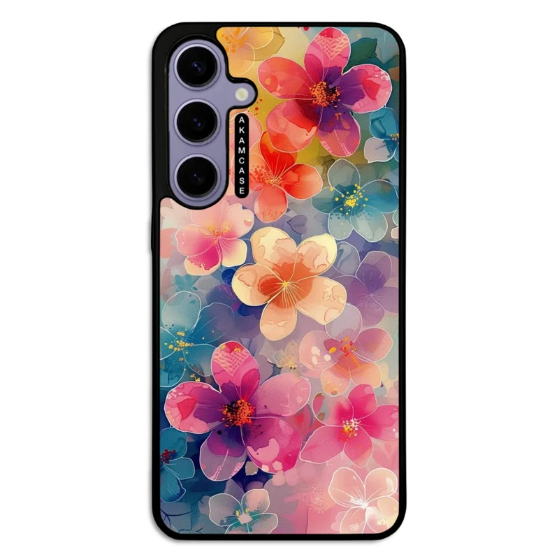 کاور آکام مدل AMC-WSGS24P-FLOWERS-42 مناسب برای گوشی موبایل سامسونگ Galaxy S24 Plus