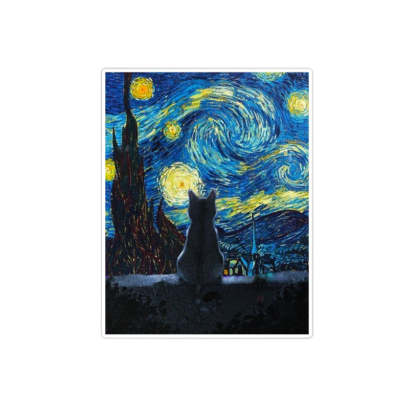   استیکر لپ تاپ ویندی دیزاین طرح ونگوگ مدل 1440