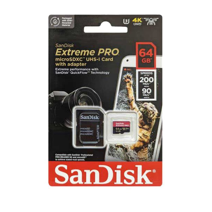 کارت حافظه SDXC سن دیسک مدل Extreme Pro V30 کلاس 10 استاندارد UHS-I U3 ظرفیت 128 گیگابایت