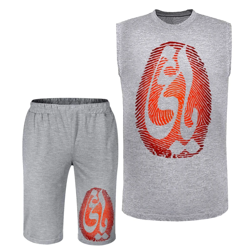 ست تاپ و شلوارک مردانه مدل یاغی کد N33