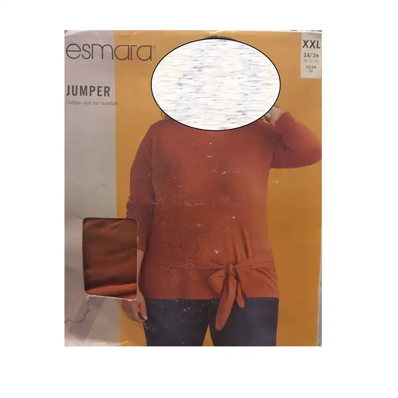 بلوز آستین بلند زنانه اسمارا مدل گره ای کد 11100076