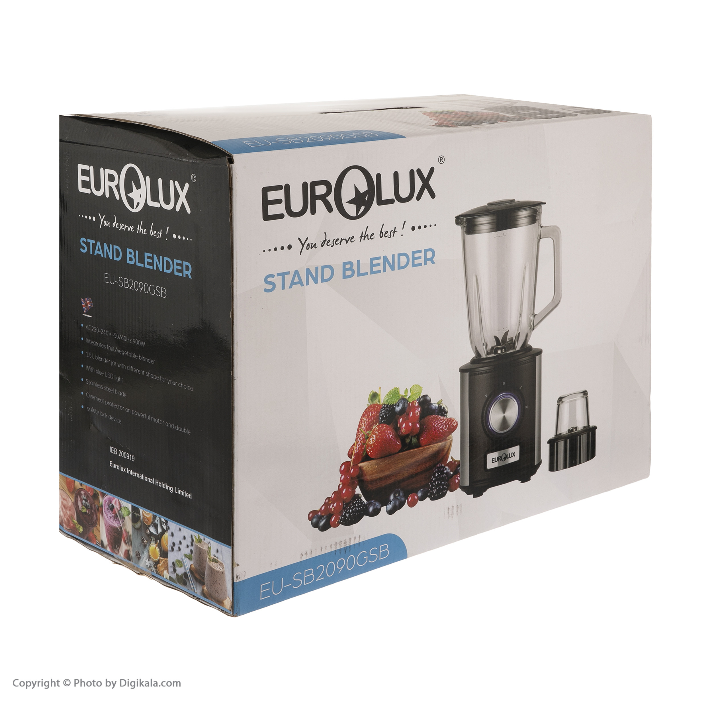 مخلوط کن و آسیاب کن یورولوکس مدل EU-SB2090GSB مخلوط کن و آسیاب کن یورولوکس مدل EU-SB2090GSB