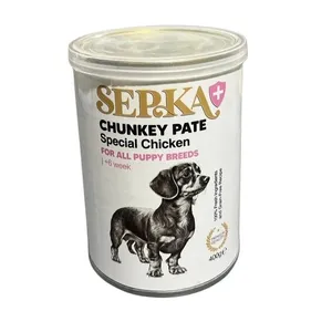 کنسرو غذای سگ سپکا مدل پاپی طعم مرغ وزن 400 گرم