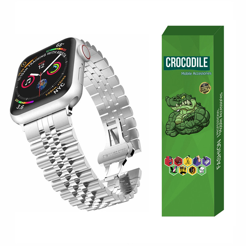 بند کروکودیل مدل Cb-5Bead مناسب برای ساعت هوشمند سامسونگ Galaxy Watch 4
