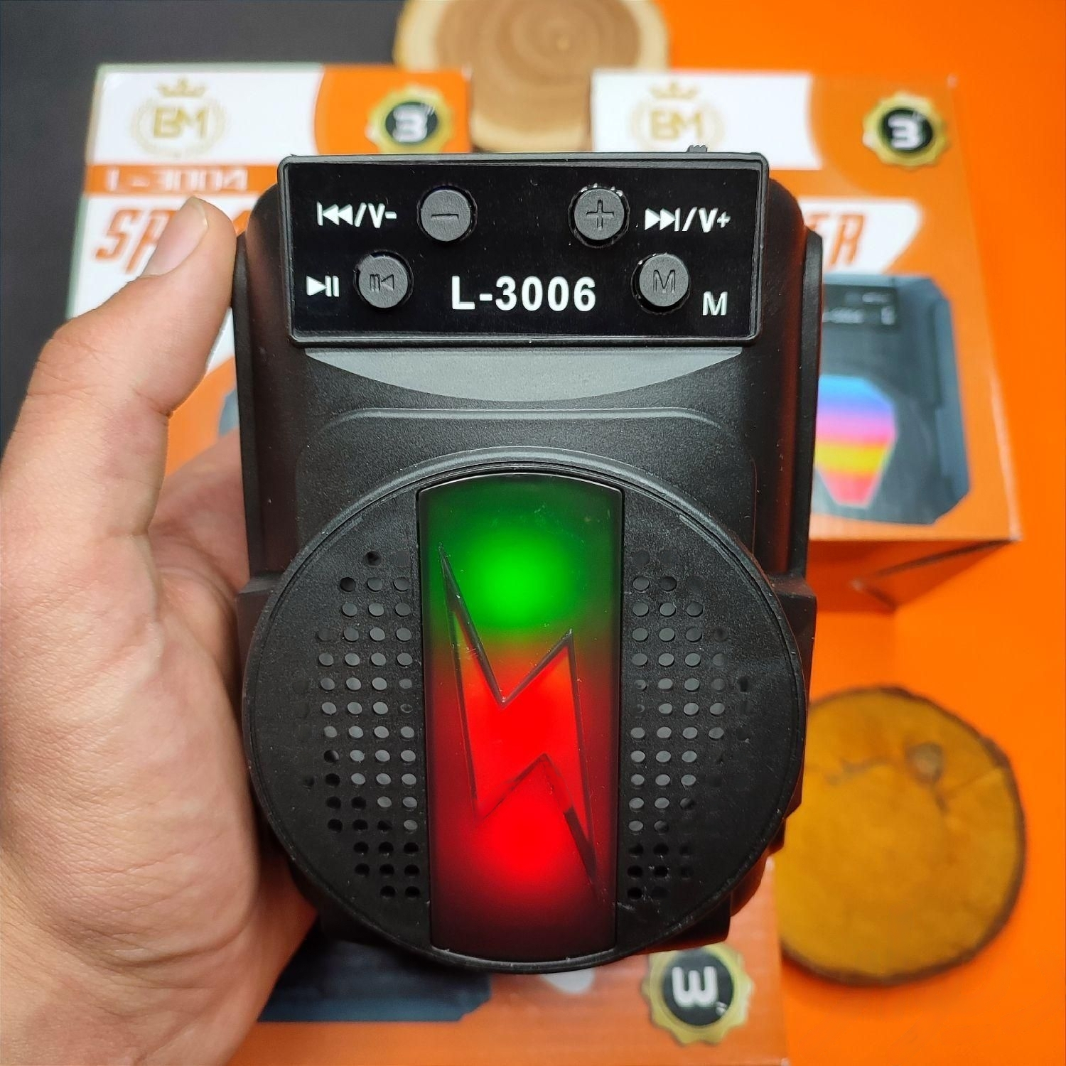 اسپیکر بلوتوثی قابل حمل بی ام مدل L-3006